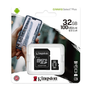 Canvas Select Plus 100MB/s microSD Memory Card 32GB