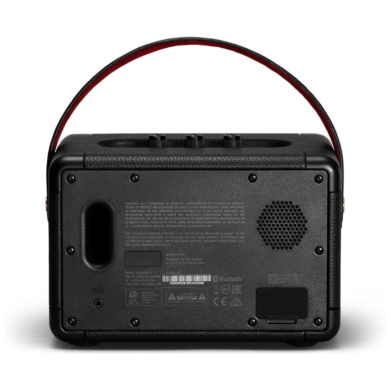 Marshall Kilburn II Bluetooth Portable Speaker - Black back side Marshall Kilburn II Bluetooth Portable Speaker - Black back side
