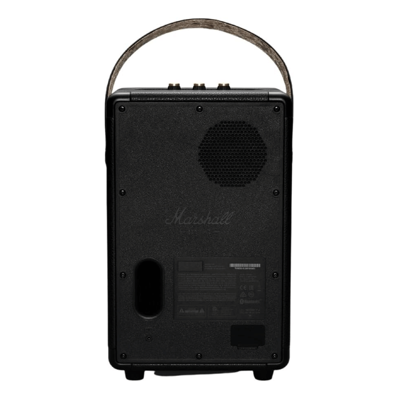 Marshall Tufton Bluetooth Speaker, Black & Brass back Marshall Tufton Bluetooth Speaker, Black & Brass back