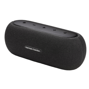 Harman Kardon Luna Speaker- Portable Bluetooth Speaker, IP67 Waterproof and Dustproof with Built in Battery (black)