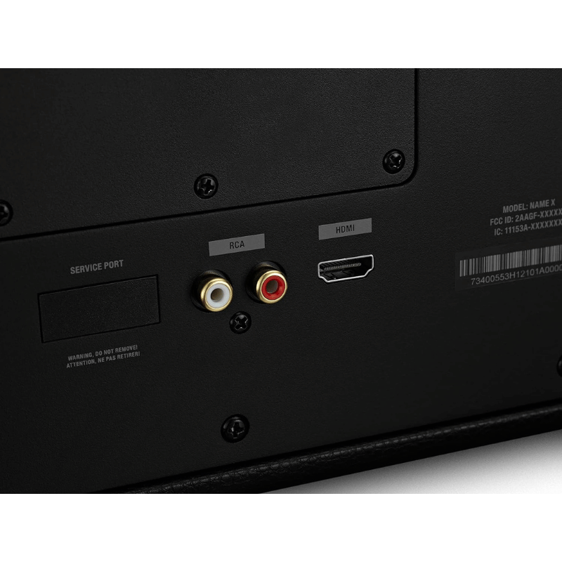 4 Marshall Woburn III Bluetooth Wireless Speaker,black input output