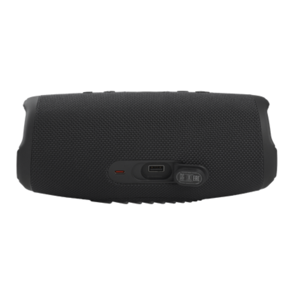 JBL Charge 5 – Bold and Durable Bluetooth Speaker Front view of the JBL Charge 5 Portable Bluetooth Speaker showing its sleek design and bold color.