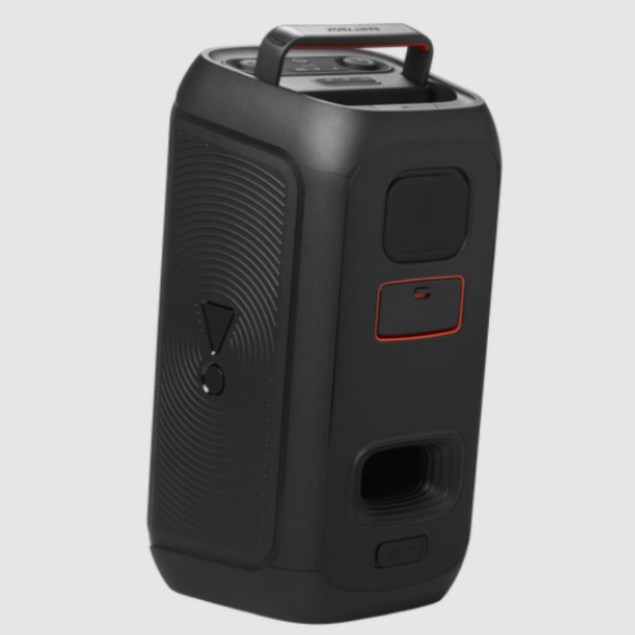 JBL PartyBox Club 120 at Outdoor Party JBL PartyBox Club 120 speaker with dual mic and guitar