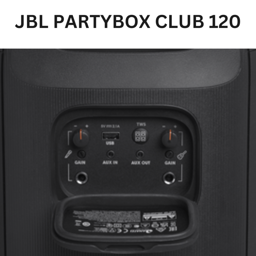 jbl club 120 out put
