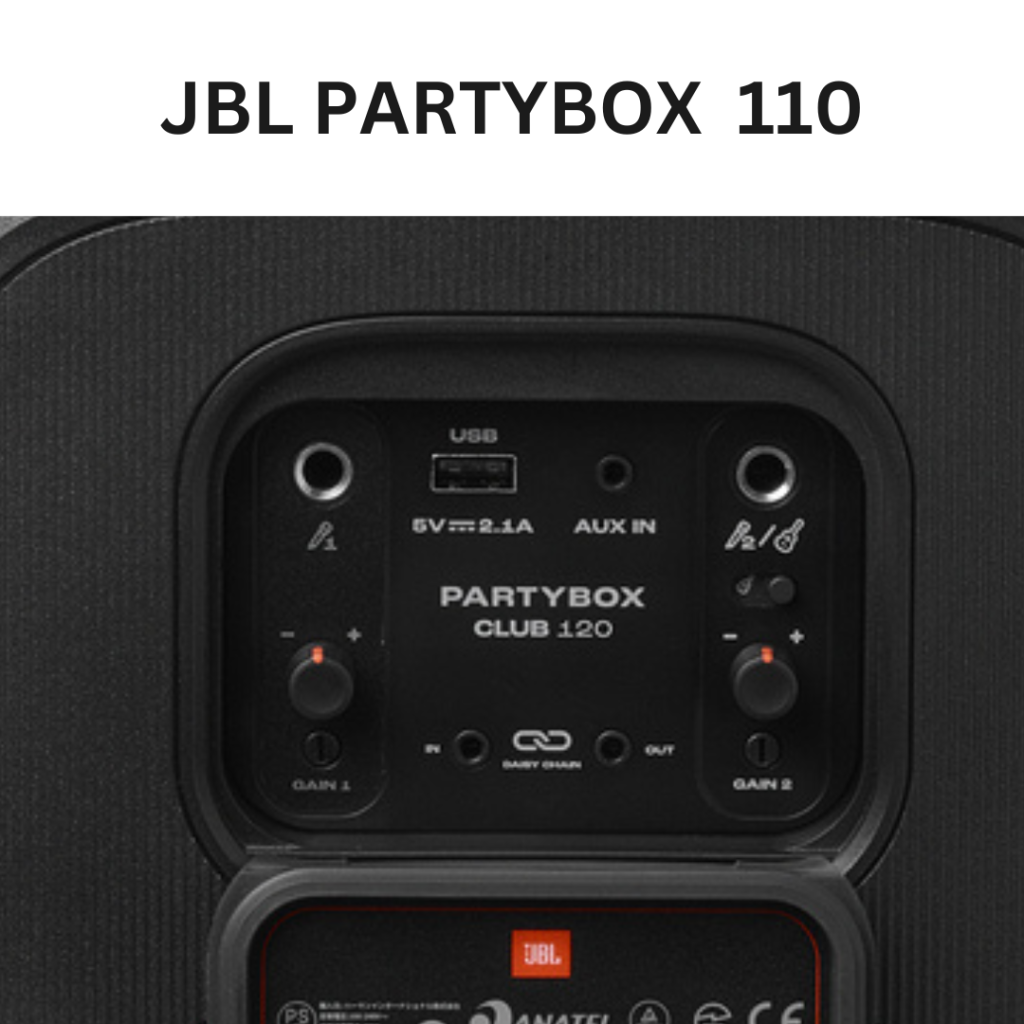 jbl club 110 out put