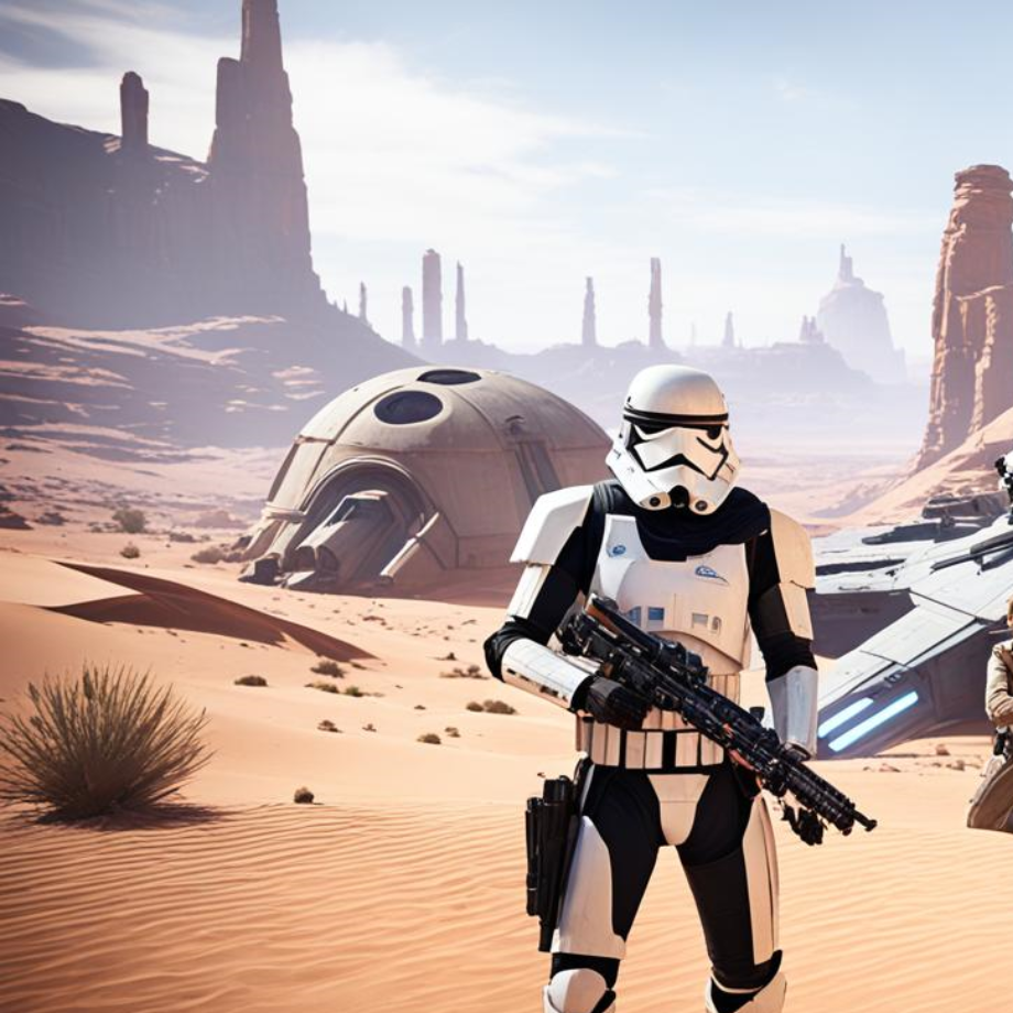 Star Wars Outlaws Open World Open-world exploration in Star Wars Outlaws with vast planetary landscapes