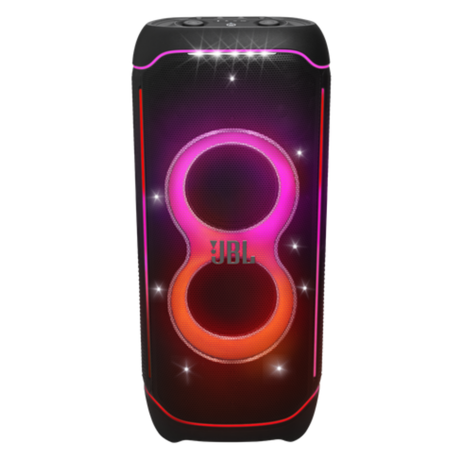 User-Friendly Controls of JBL PartyBox Ultimate Close-up of JBL PartyBox Ultimate controls and JBL One app interface.