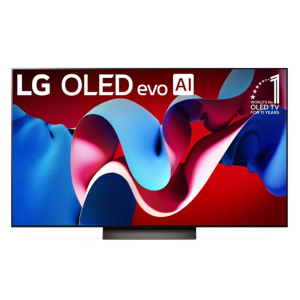 LG C4 OLED Evo 55-inch TV with an ultra-slim bezel and sleek design.