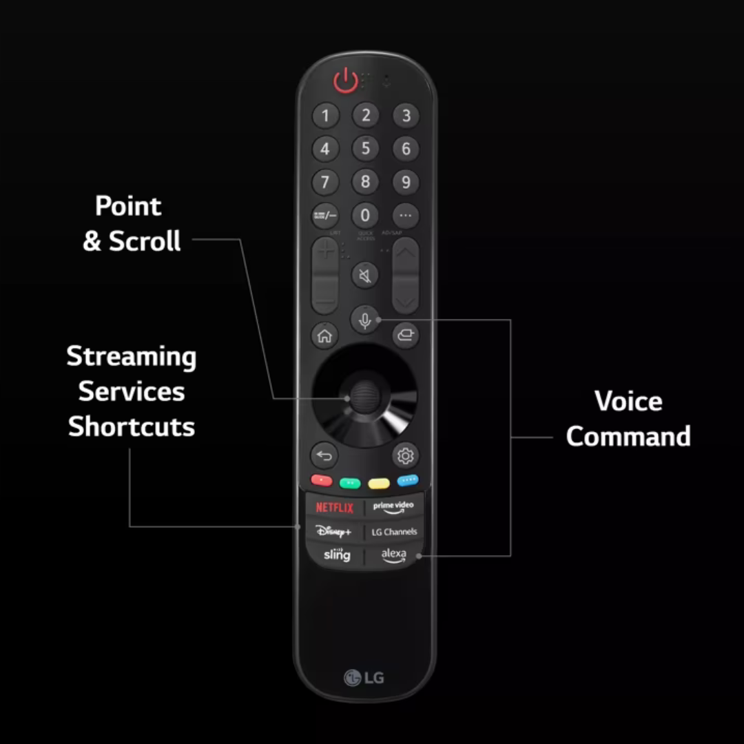 Experience True Blacks & Lifelike Colors with OLED Technology. LG C4 OLED Evo TV displaying deep blacks and vivid colors.